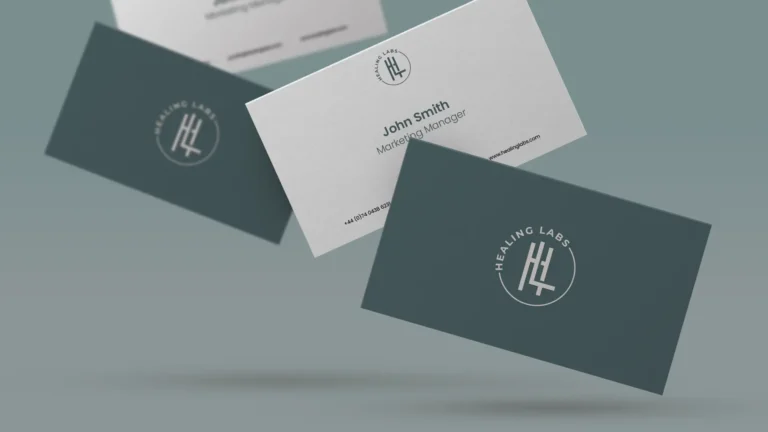Branding Agency Business Card Logo Design UK
